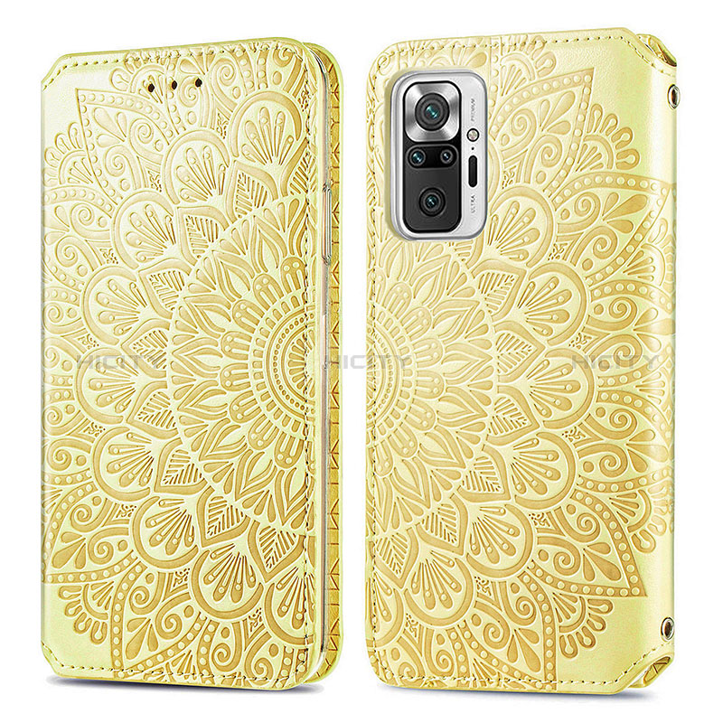 Custodia Portafoglio In Pelle Fantasia Modello Cover con Supporto S01D per Xiaomi Redmi Note 10 Pro Max