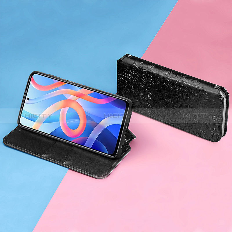 Custodia Portafoglio In Pelle Fantasia Modello Cover con Supporto S01D per Xiaomi Redmi Note 11 5G