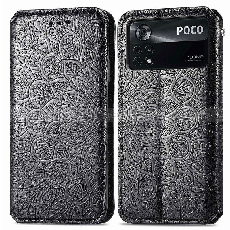 Custodia Portafoglio In Pelle Fantasia Modello Cover con Supporto S01D per Xiaomi Redmi Note 11E Pro 5G