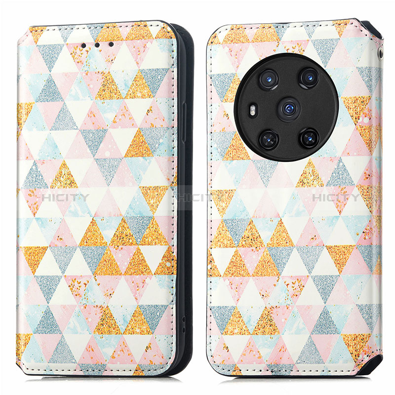 Custodia Portafoglio In Pelle Fantasia Modello Cover con Supporto S02D per Huawei Honor Magic3 5G