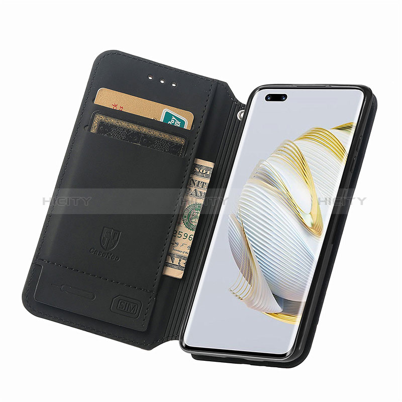 Custodia Portafoglio In Pelle Fantasia Modello Cover con Supporto S02D per Huawei Nova 10 Pro