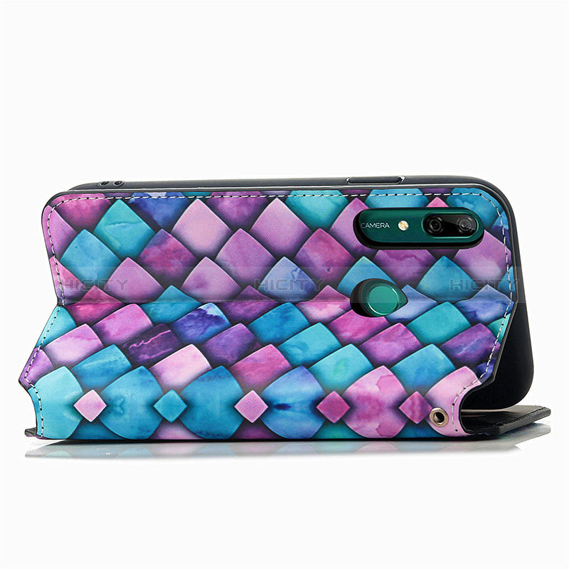 Custodia Portafoglio In Pelle Fantasia Modello Cover con Supporto S02D per Huawei Y9 Prime (2019)