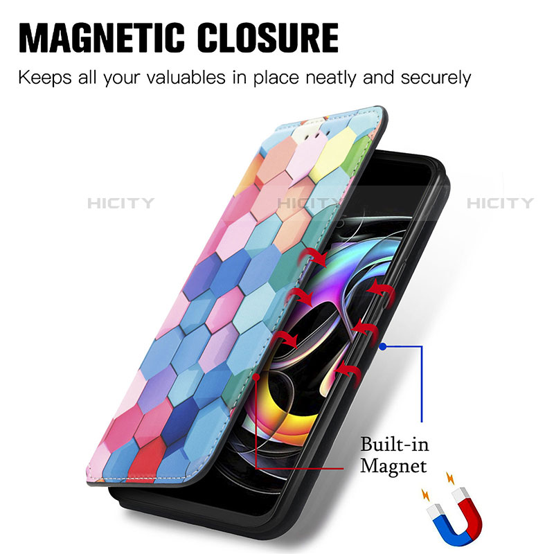 Custodia Portafoglio In Pelle Fantasia Modello Cover con Supporto S02D per Motorola Moto Edge 20 Lite 5G