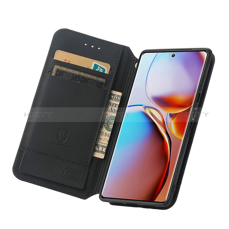 Custodia Portafoglio In Pelle Fantasia Modello Cover con Supporto S02D per Motorola Moto Edge 40 Pro 5G