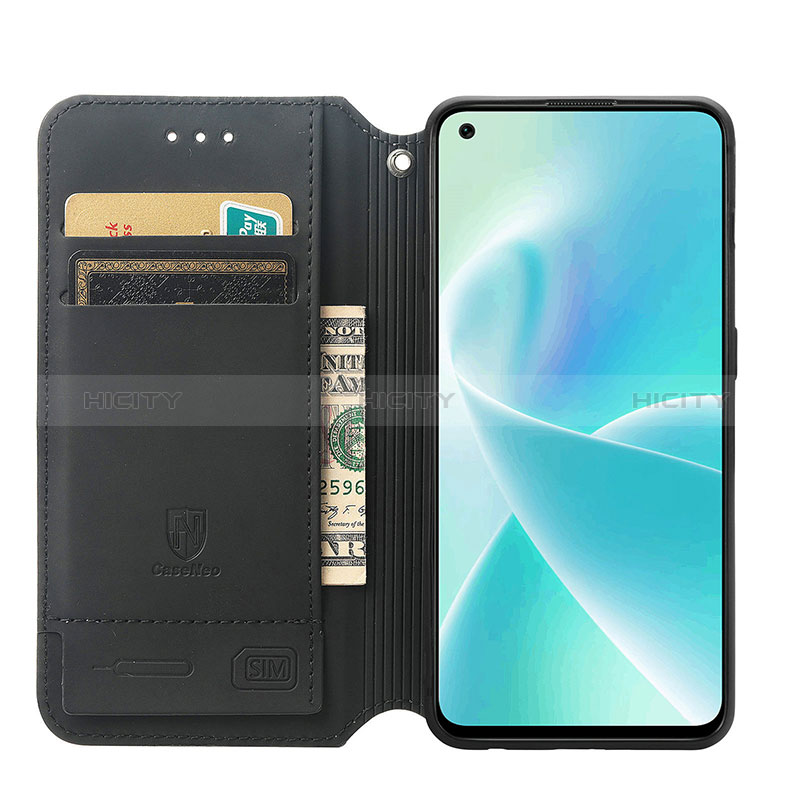 Custodia Portafoglio In Pelle Fantasia Modello Cover con Supporto S02D per OnePlus Nord 2T 5G