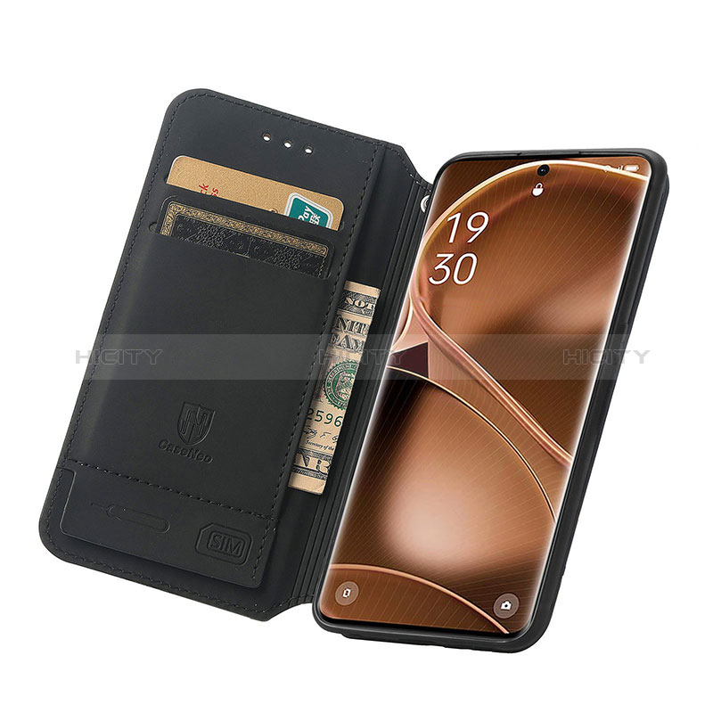 Custodia Portafoglio In Pelle Fantasia Modello Cover con Supporto S02D per Oppo Find X6 5G