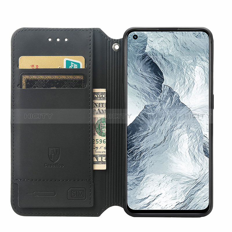 Custodia Portafoglio In Pelle Fantasia Modello Cover con Supporto S02D per Realme GT Master 5G