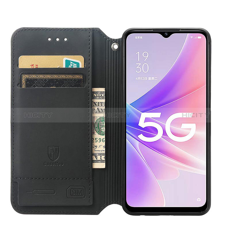 Custodia Portafoglio In Pelle Fantasia Modello Cover con Supporto S02D per Realme V23i 5G