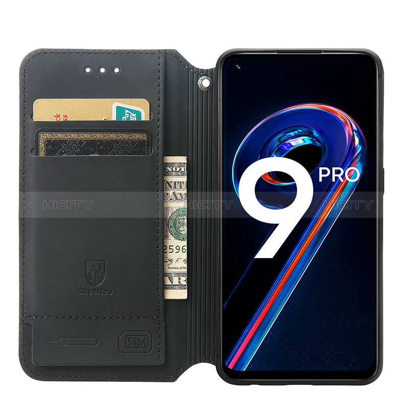 Custodia Portafoglio In Pelle Fantasia Modello Cover con Supporto S02D per Realme V25 5G