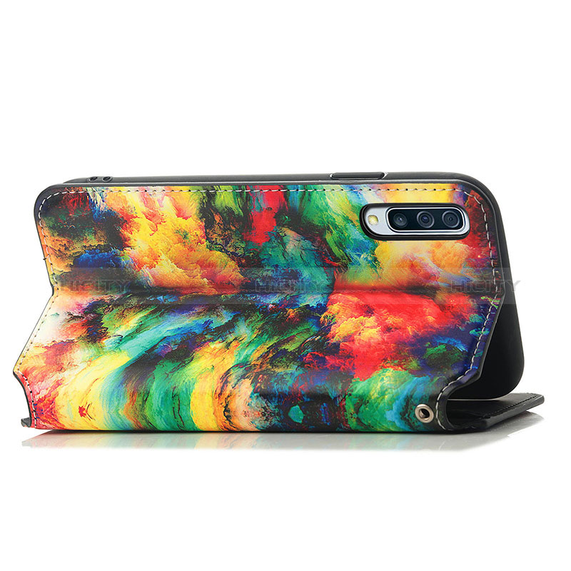 Custodia Portafoglio In Pelle Fantasia Modello Cover con Supporto S02D per Samsung Galaxy A30S