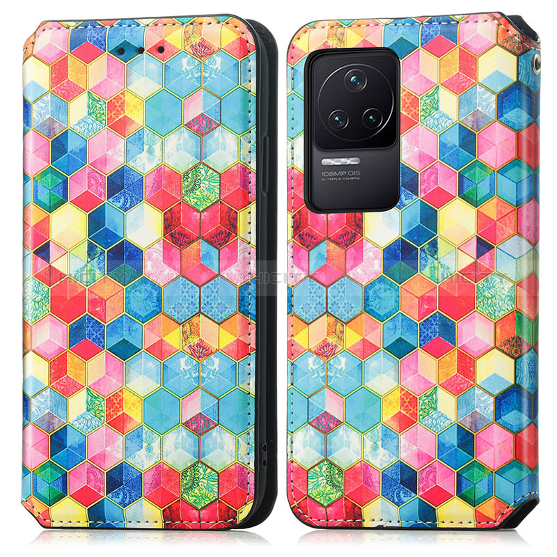 Custodia Portafoglio In Pelle Fantasia Modello Cover con Supporto S02D per Xiaomi Redmi K50 5G