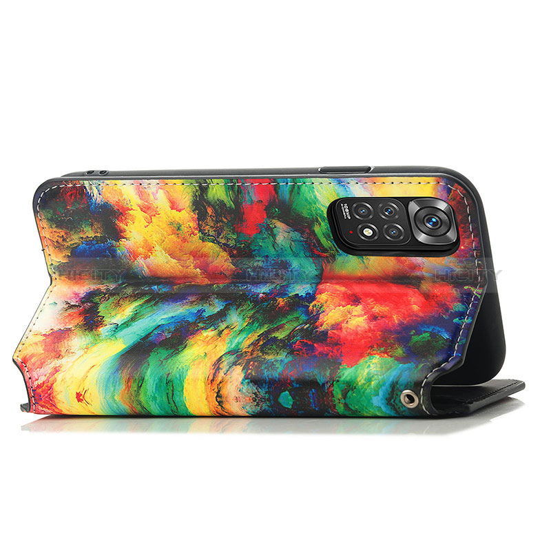 Custodia Portafoglio In Pelle Fantasia Modello Cover con Supporto S02D per Xiaomi Redmi Note 11 Pro 5G