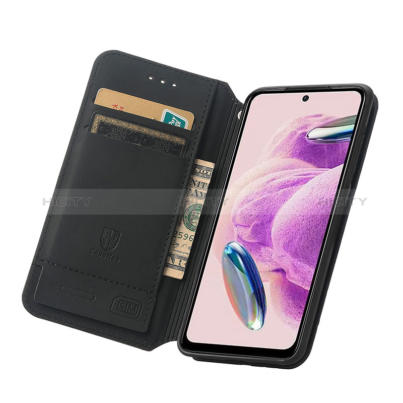 Custodia Portafoglio In Pelle Fantasia Modello Cover con Supporto S02D per Xiaomi Redmi Note 12S