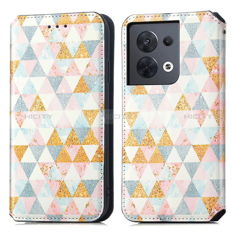 Custodia Portafoglio In Pelle Fantasia Modello Cover con Supporto S02D per Xiaomi Redmi Note 13 5G