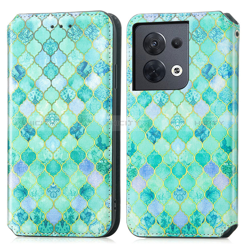 Custodia Portafoglio In Pelle Fantasia Modello Cover con Supporto S02D per Xiaomi Redmi Note 13 5G