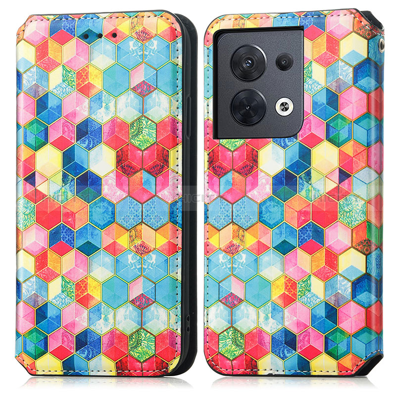 Custodia Portafoglio In Pelle Fantasia Modello Cover con Supporto S02D per Xiaomi Redmi Note 13 Pro 5G