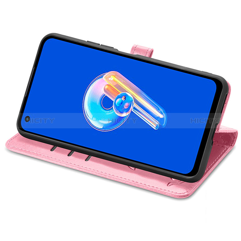 Custodia Portafoglio In Pelle Fantasia Modello Cover con Supporto S03D per Asus Zenfone 9