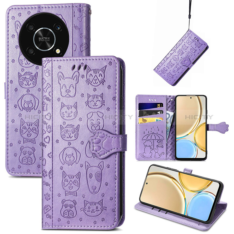 Custodia Portafoglio In Pelle Fantasia Modello Cover con Supporto S03D per Huawei Enjoy 50 Pro