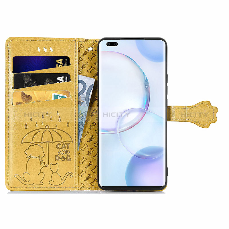 Custodia Portafoglio In Pelle Fantasia Modello Cover con Supporto S03D per Huawei Honor 50 Pro 5G