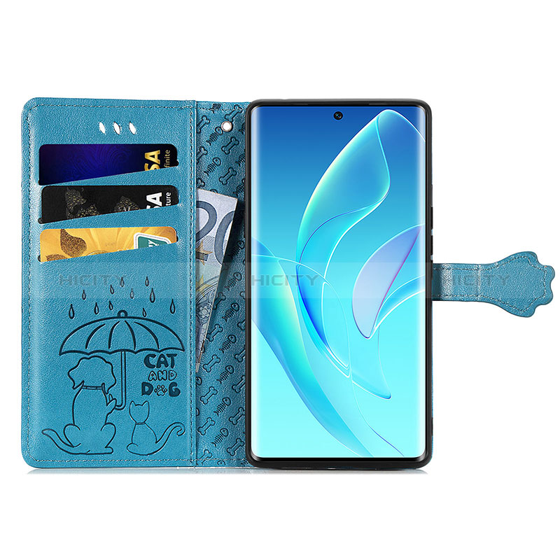 Custodia Portafoglio In Pelle Fantasia Modello Cover con Supporto S03D per Huawei Honor 60 Pro 5G