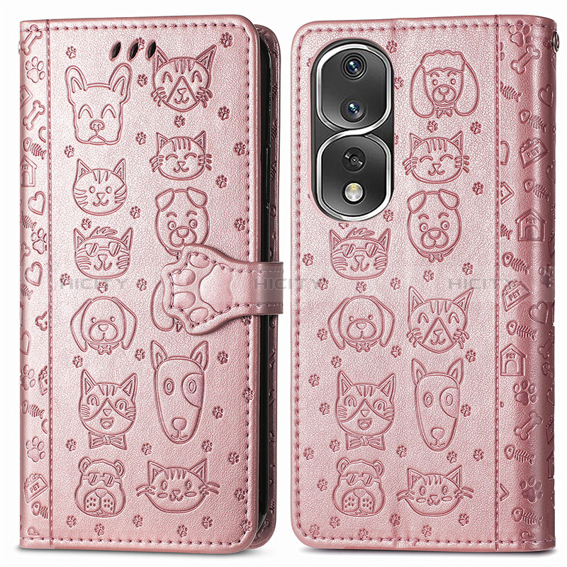 Custodia Portafoglio In Pelle Fantasia Modello Cover con Supporto S03D per Huawei Honor 80 Pro 5G