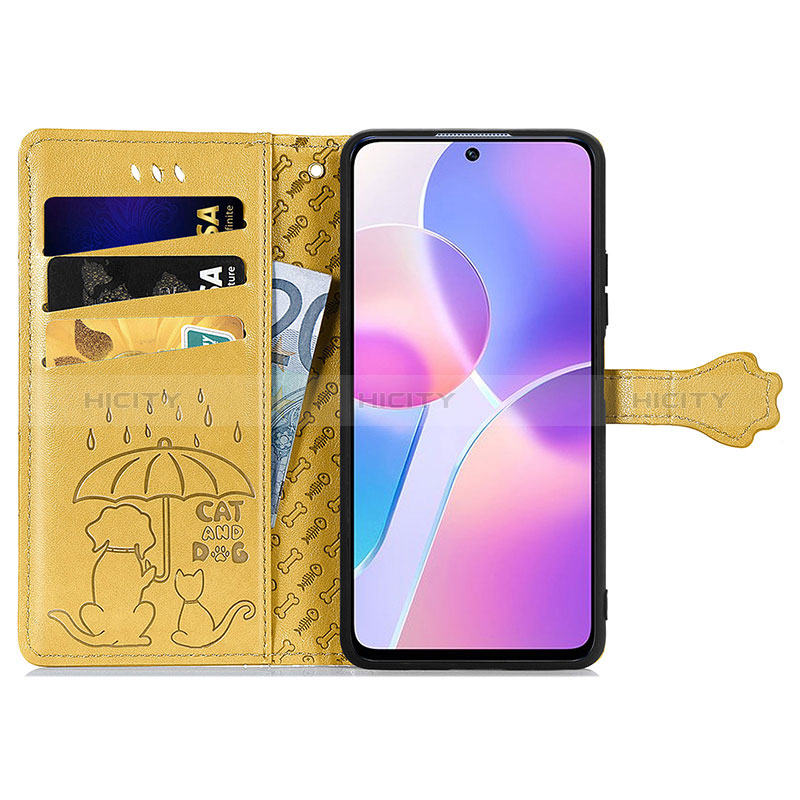 Custodia Portafoglio In Pelle Fantasia Modello Cover con Supporto S03D per Huawei Honor X30i