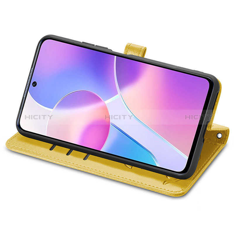 Custodia Portafoglio In Pelle Fantasia Modello Cover con Supporto S03D per Huawei Honor X30i