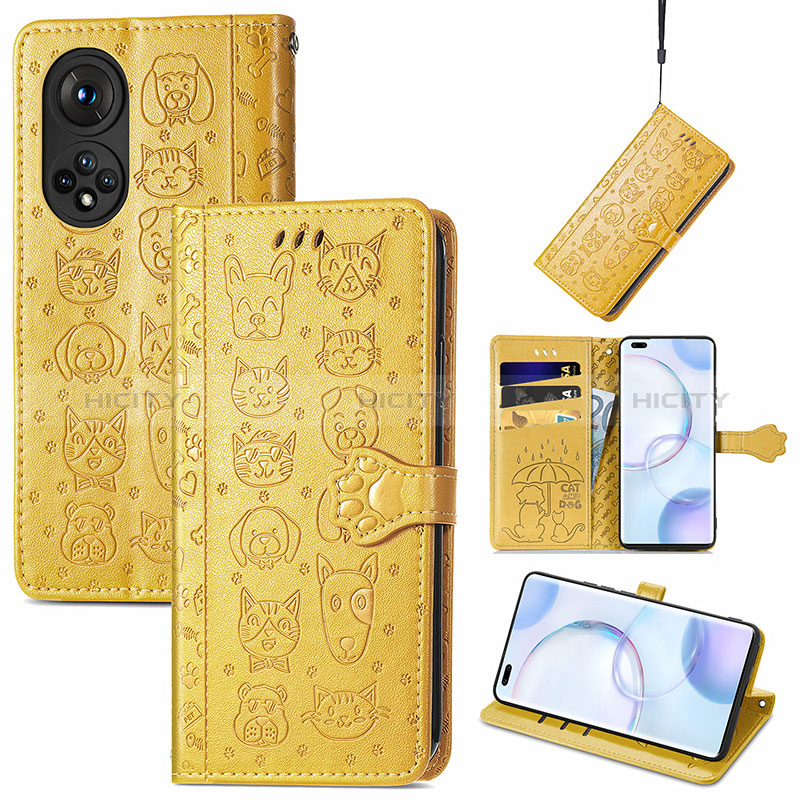 Custodia Portafoglio In Pelle Fantasia Modello Cover con Supporto S03D per Huawei Nova 9 Pro