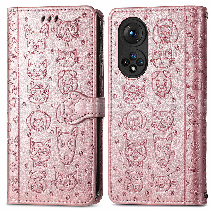 Custodia Portafoglio In Pelle Fantasia Modello Cover con Supporto S03D per Huawei Nova 9 Pro