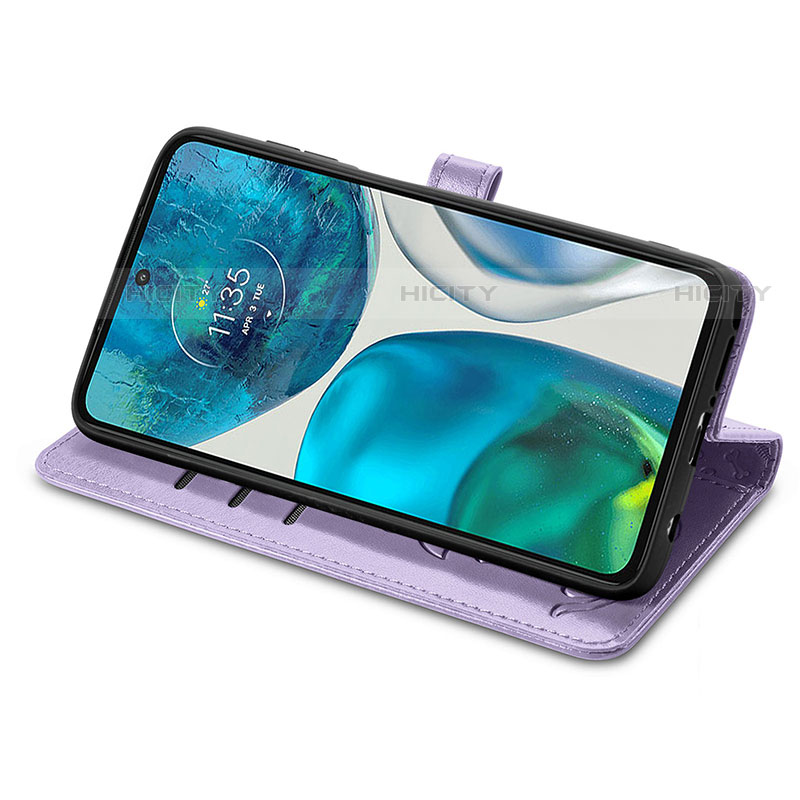 Custodia Portafoglio In Pelle Fantasia Modello Cover con Supporto S03D per Motorola Moto Edge (2022) 5G