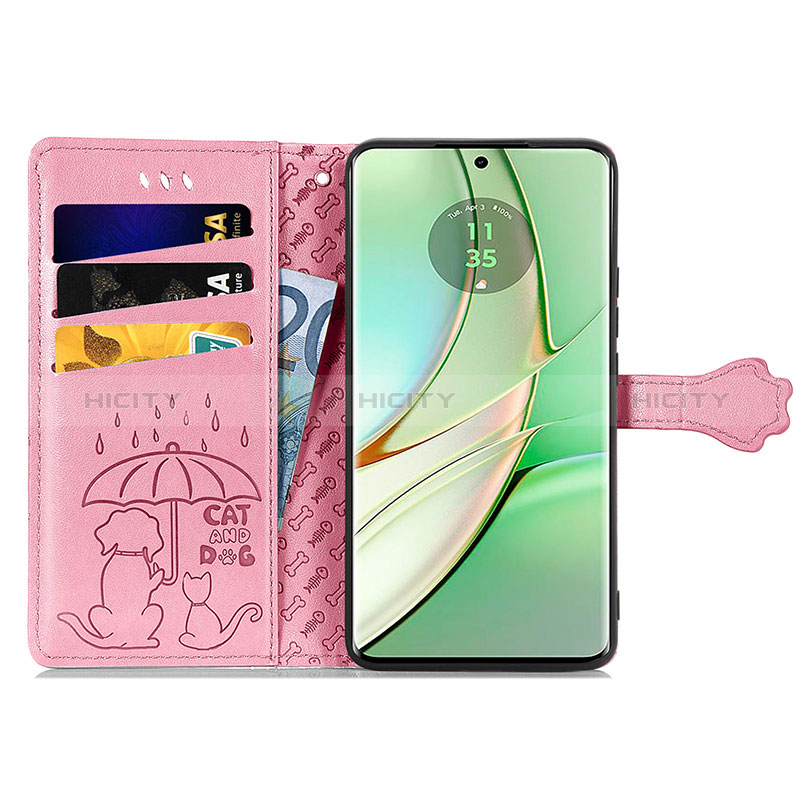 Custodia Portafoglio In Pelle Fantasia Modello Cover con Supporto S03D per Motorola Moto Edge (2023) 5G