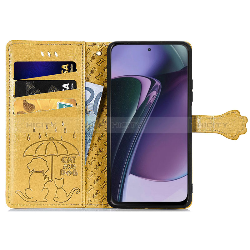 Custodia Portafoglio In Pelle Fantasia Modello Cover con Supporto S03D per Motorola Moto G Stylus (2023) 4G