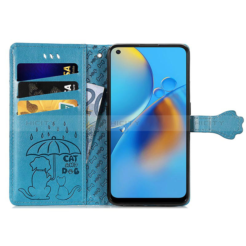 Custodia Portafoglio In Pelle Fantasia Modello Cover con Supporto S03D per Oppo F19