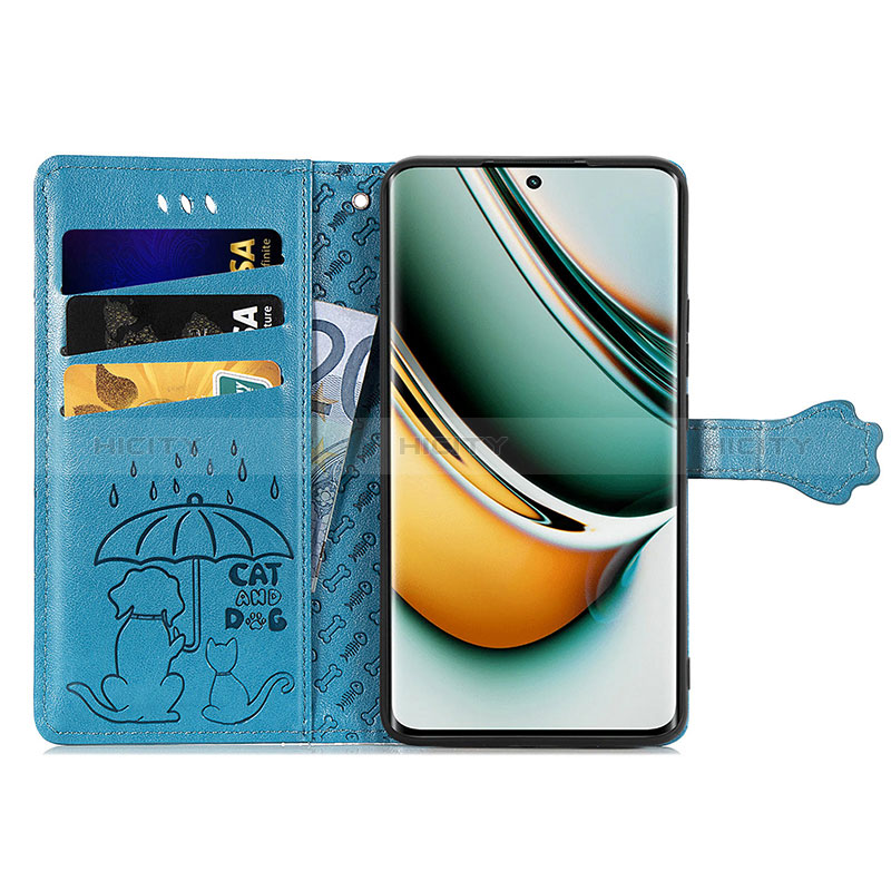 Custodia Portafoglio In Pelle Fantasia Modello Cover con Supporto S03D per Realme 11 Pro+ Plus 5G