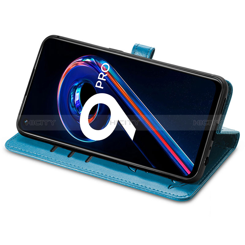 Custodia Portafoglio In Pelle Fantasia Modello Cover con Supporto S03D per Realme 9 5G