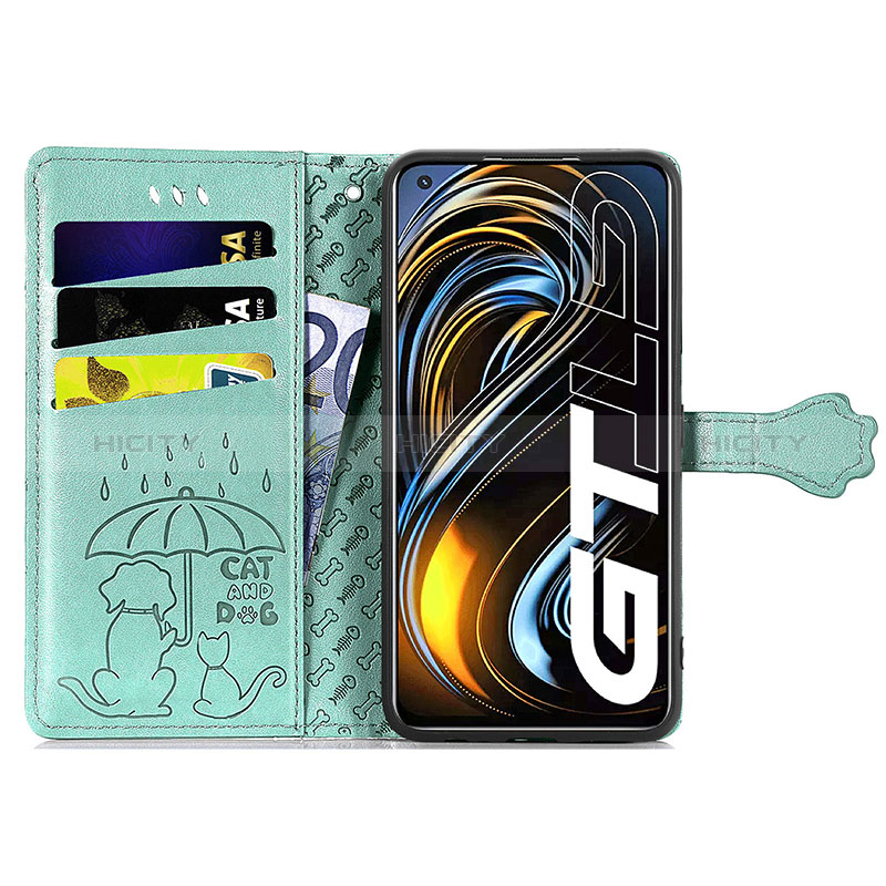 Custodia Portafoglio In Pelle Fantasia Modello Cover con Supporto S03D per Realme GT Neo 2T 5G