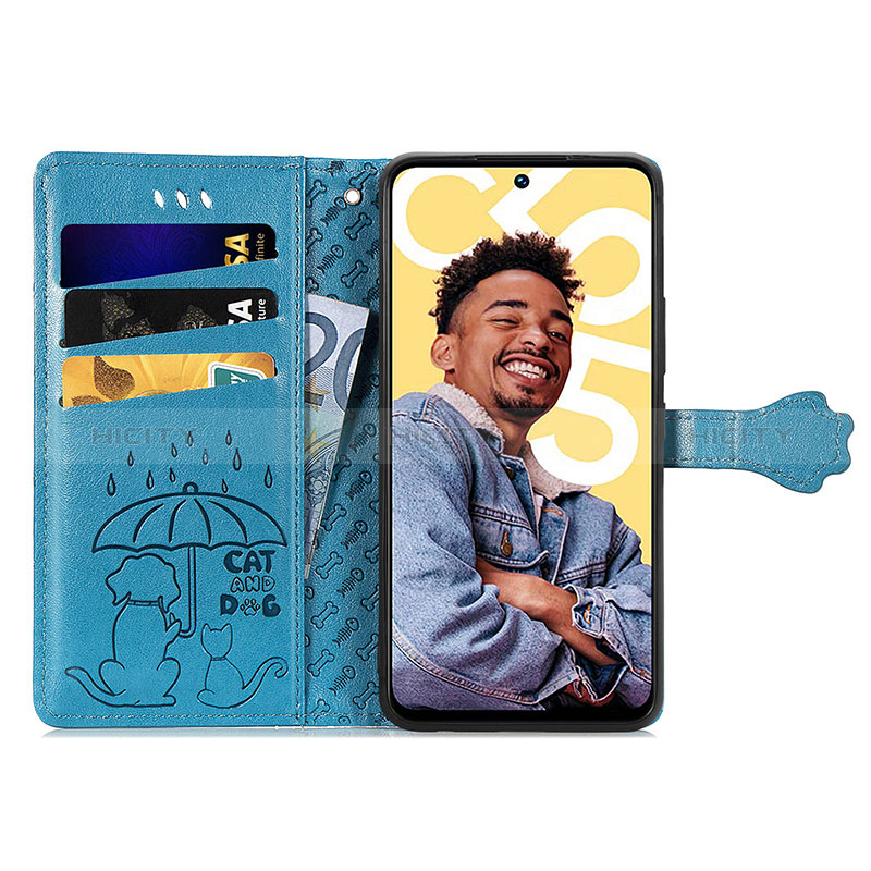 Custodia Portafoglio In Pelle Fantasia Modello Cover con Supporto S03D per Realme Narzo N55