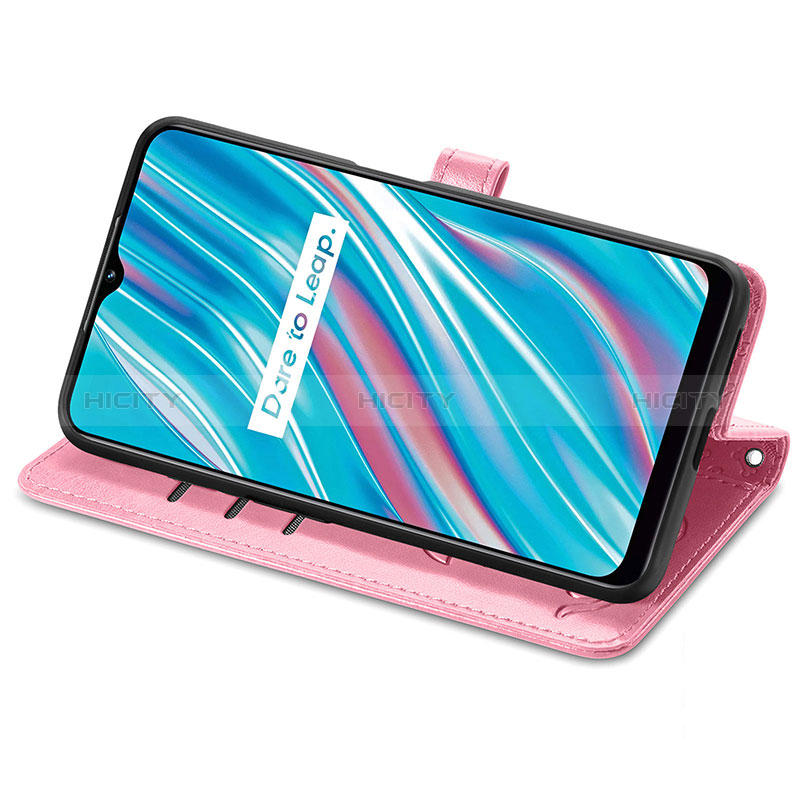 Custodia Portafoglio In Pelle Fantasia Modello Cover con Supporto S03D per Realme V11 5G