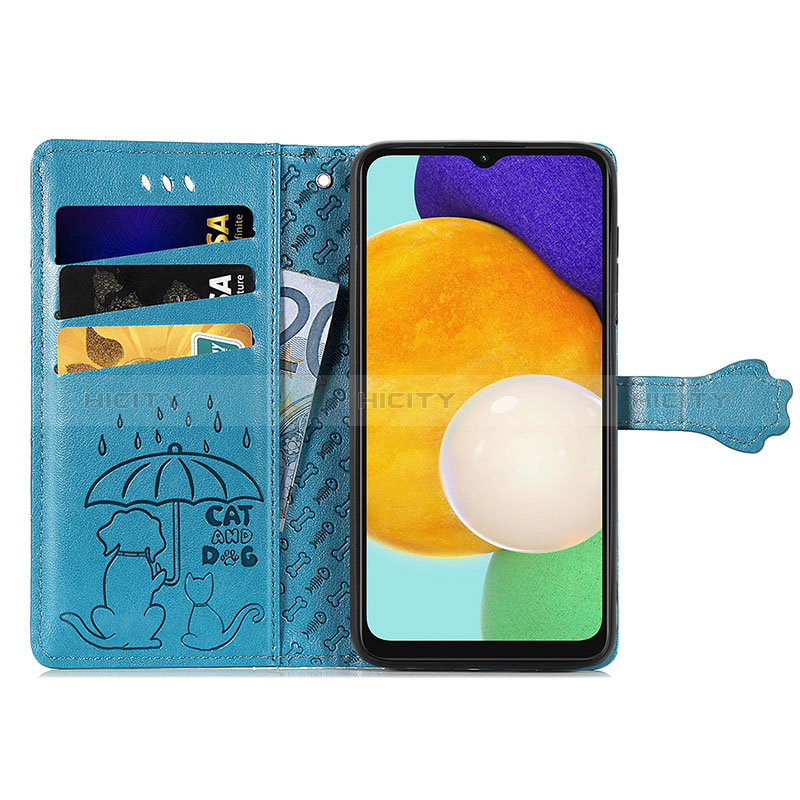 Custodia Portafoglio In Pelle Fantasia Modello Cover con Supporto S03D per Samsung Galaxy A04s