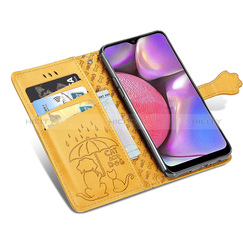 Custodia Portafoglio In Pelle Fantasia Modello Cover con Supporto S03D per Samsung Galaxy A20s