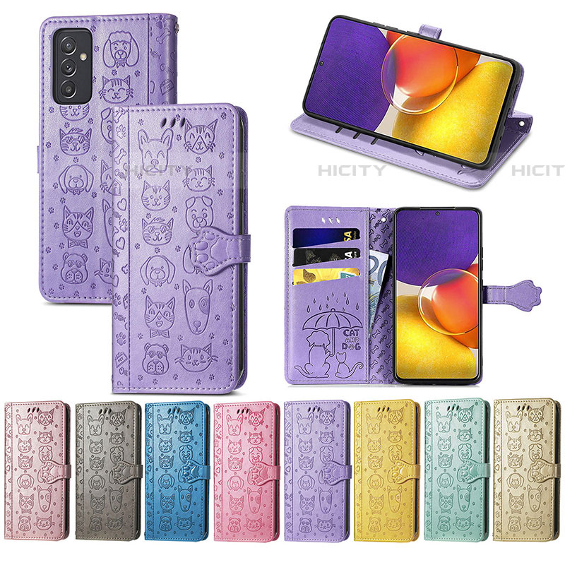 Custodia Portafoglio In Pelle Fantasia Modello Cover con Supporto S03D per Samsung Galaxy A24 4G