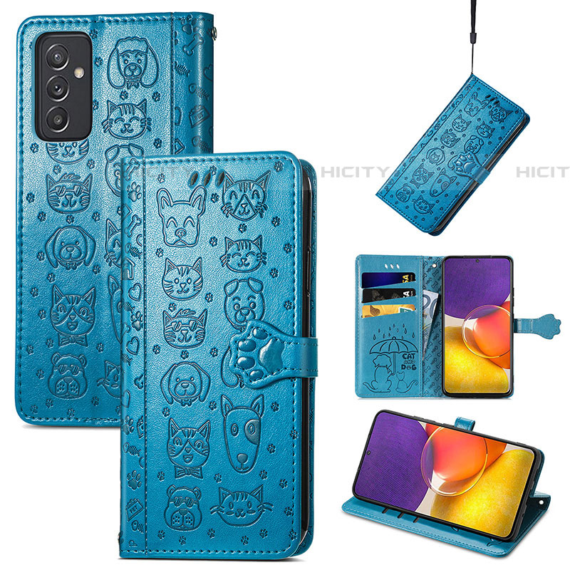 Custodia Portafoglio In Pelle Fantasia Modello Cover con Supporto S03D per Samsung Galaxy A24 4G