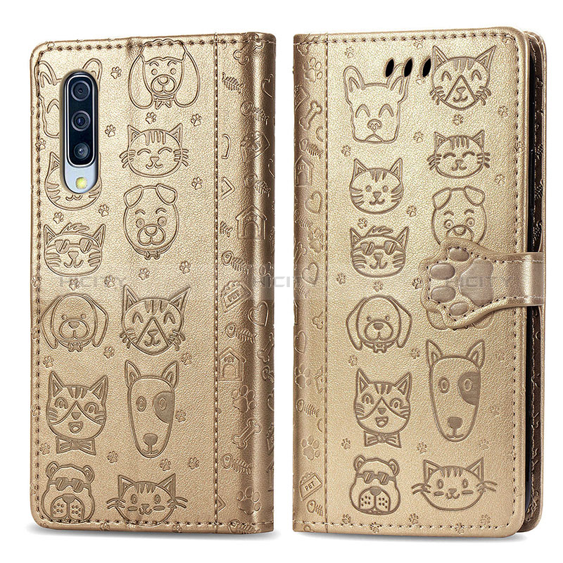 Custodia Portafoglio In Pelle Fantasia Modello Cover con Supporto S03D per Samsung Galaxy A30S