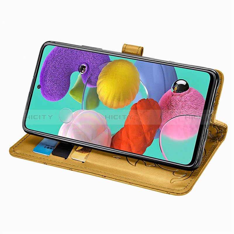 Custodia Portafoglio In Pelle Fantasia Modello Cover con Supporto S03D per Samsung Galaxy A51 5G