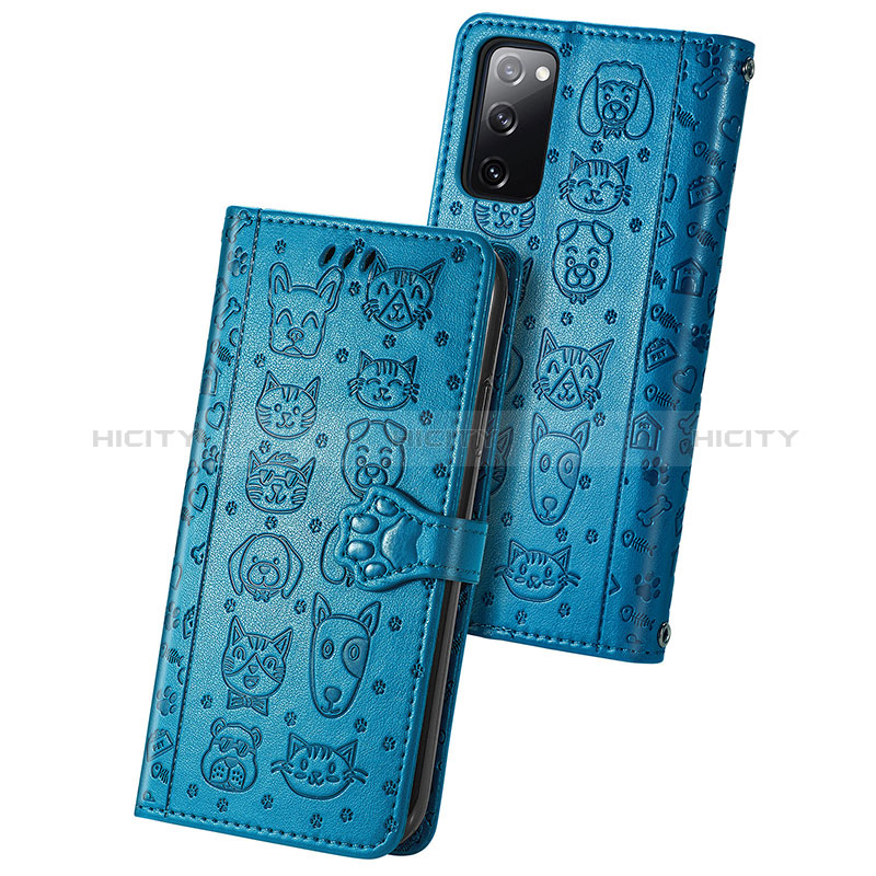 Custodia Portafoglio In Pelle Fantasia Modello Cover con Supporto S03D per Samsung Galaxy S20 FE 5G