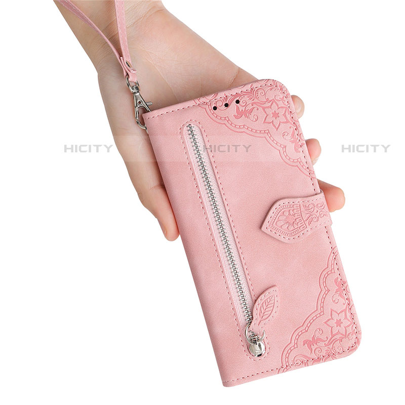 Custodia Portafoglio In Pelle Fantasia Modello Cover con Supporto S03D per Samsung Galaxy S21 Plus 5G