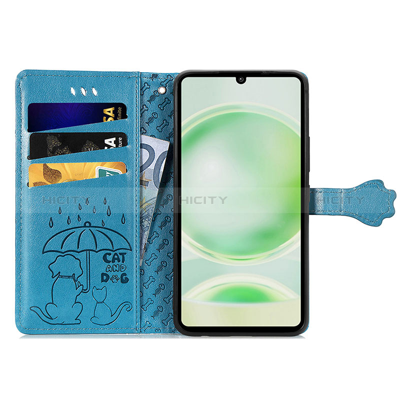 Custodia Portafoglio In Pelle Fantasia Modello Cover con Supporto S03D per Sharp Aquos Sense8