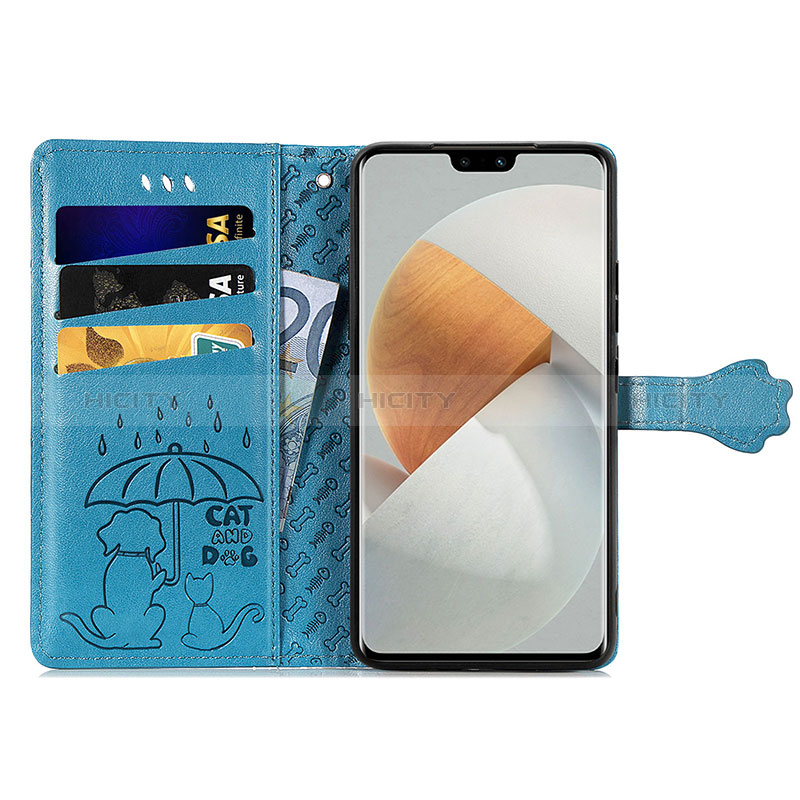 Custodia Portafoglio In Pelle Fantasia Modello Cover con Supporto S03D per Vivo V23 Pro 5G