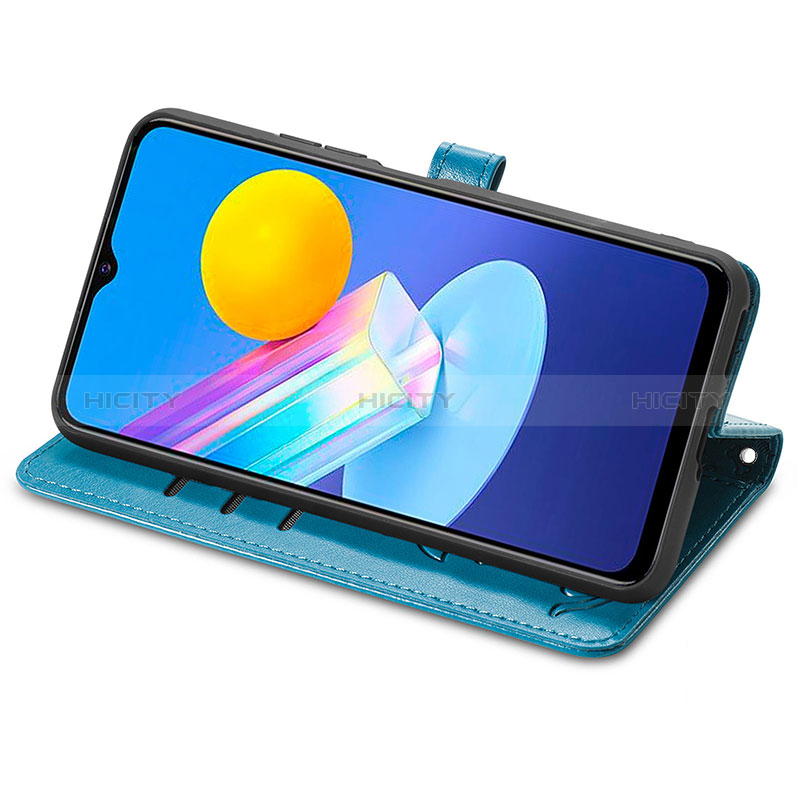 Custodia Portafoglio In Pelle Fantasia Modello Cover con Supporto S03D per Vivo Y72 5G