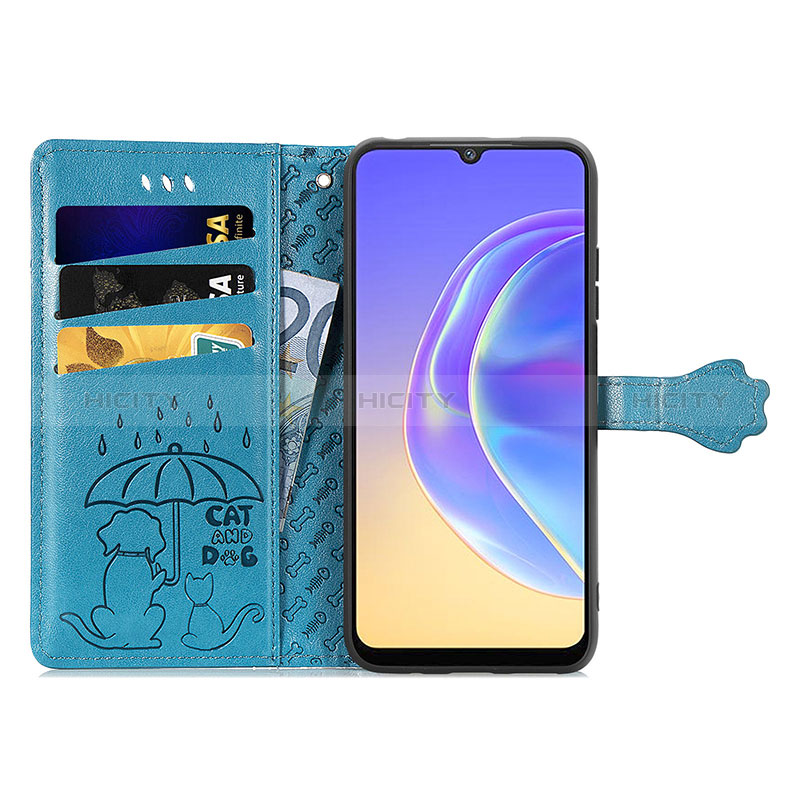 Custodia Portafoglio In Pelle Fantasia Modello Cover con Supporto S03D per Vivo Y73 (2021)